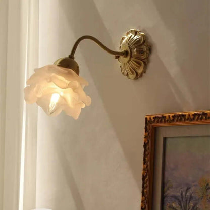 Flower Petal Glass Wall Lamp