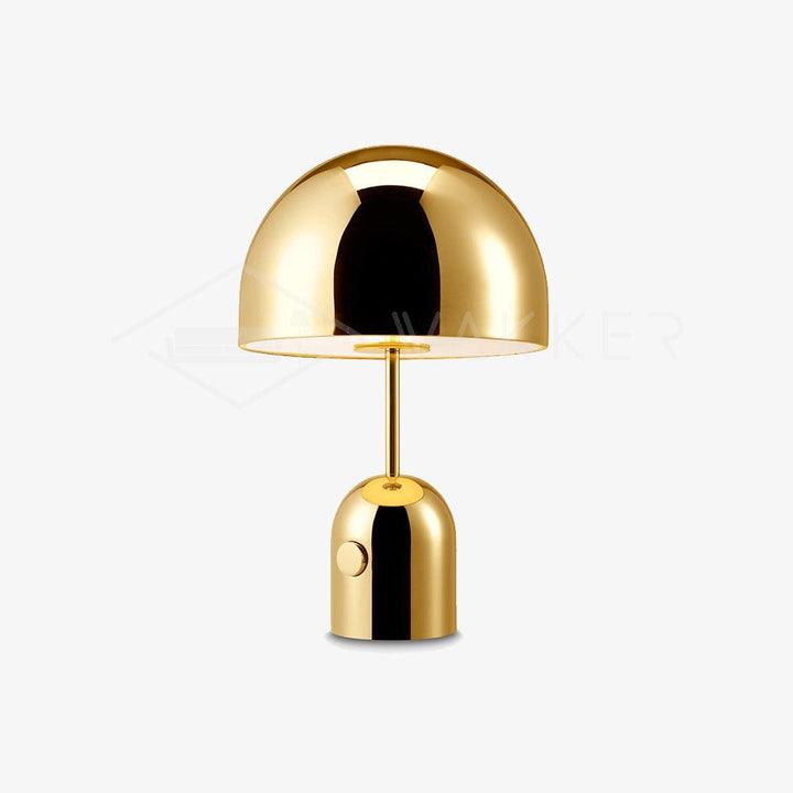 Modern Acrylic & Metal Bell Table Lamp