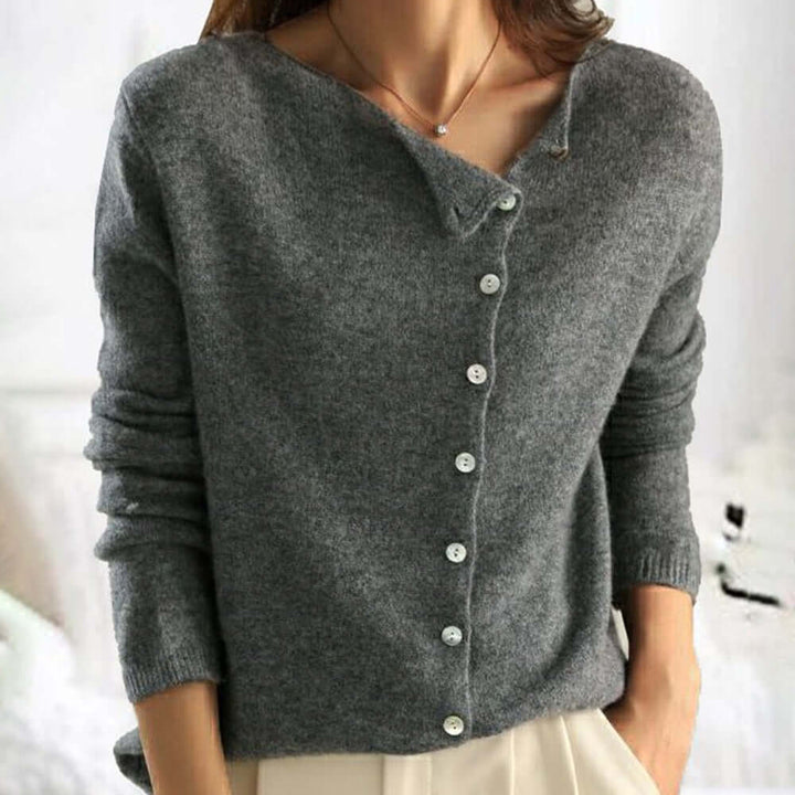 Button-Up Knitted Sweater