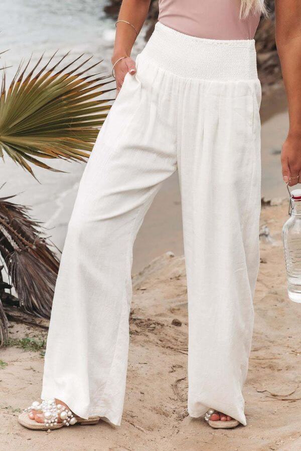 Women's Wide Leg Casual Trousers