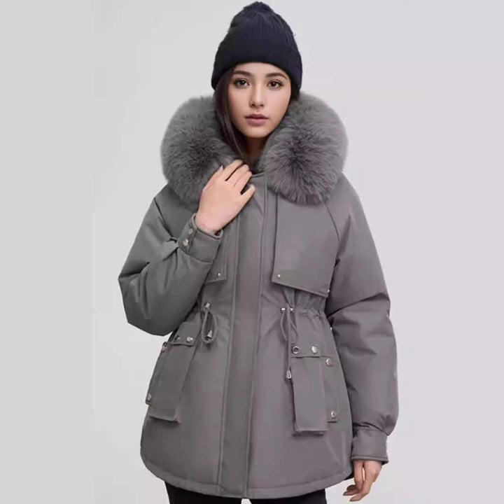 Women's Winter Faux Fur Collar Coat