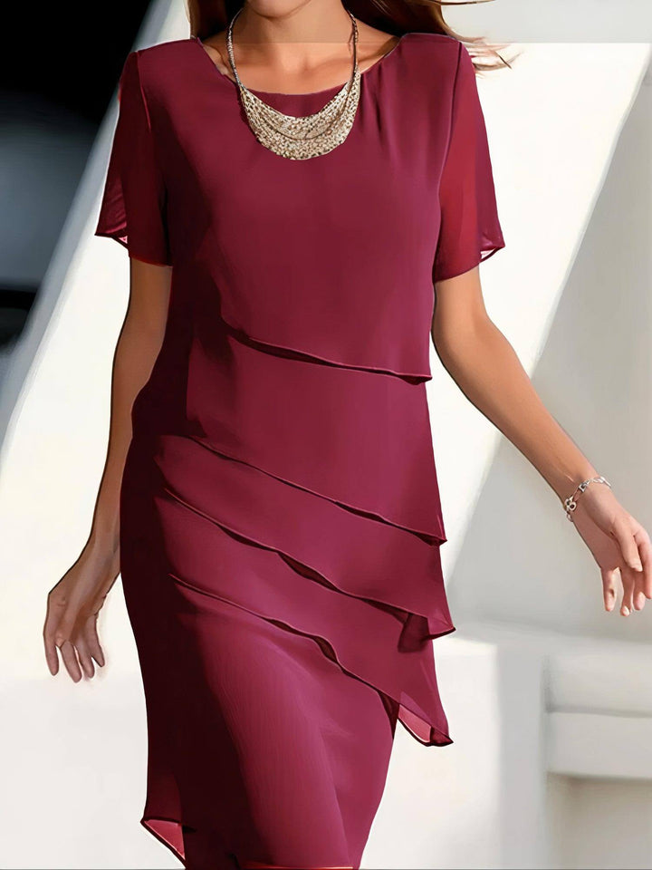 Women's Pleated Midi Dress