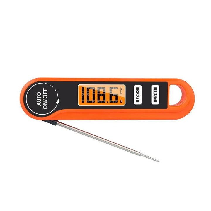 Digital Food Thermometer with Backlit LCD