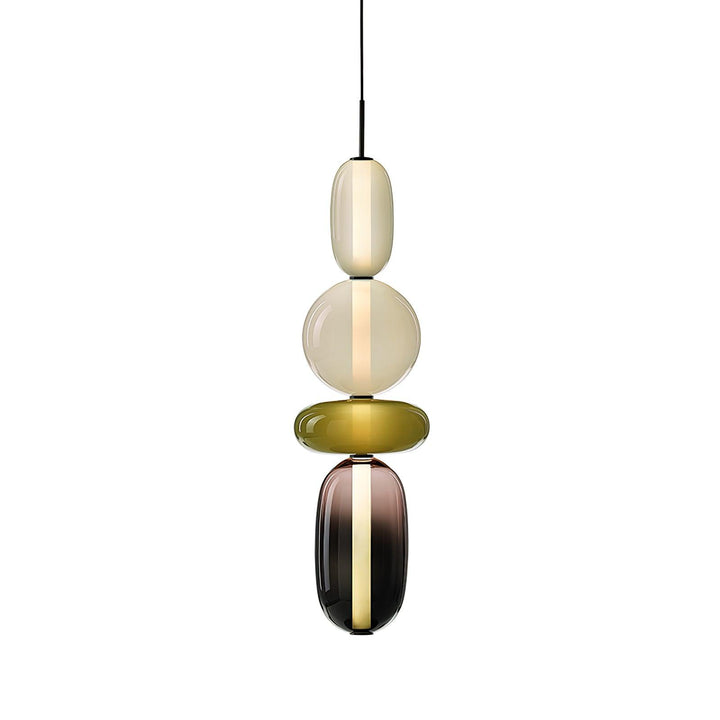 Colorful Glass Pendant Light - Modern Hanging Lamp