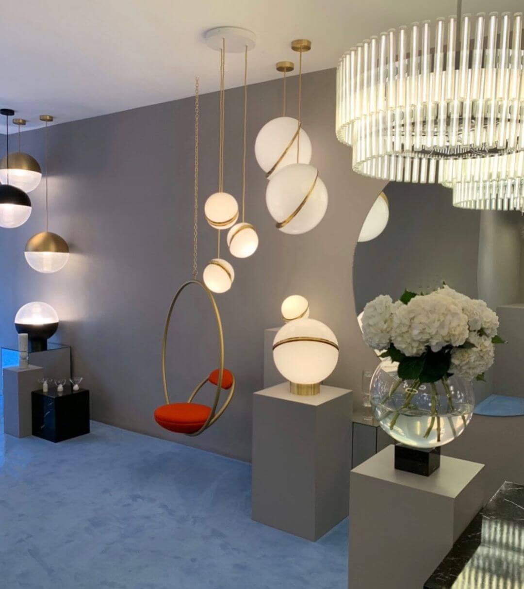 Modern Crescent Pendant Lamp
