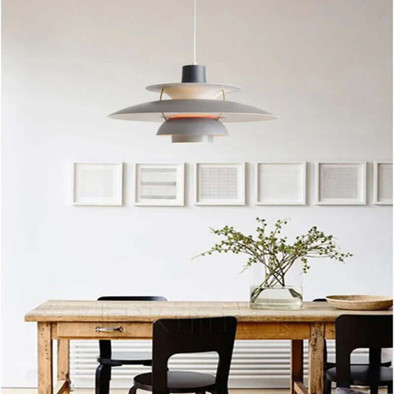 Modern LED Pendant Light with Shade