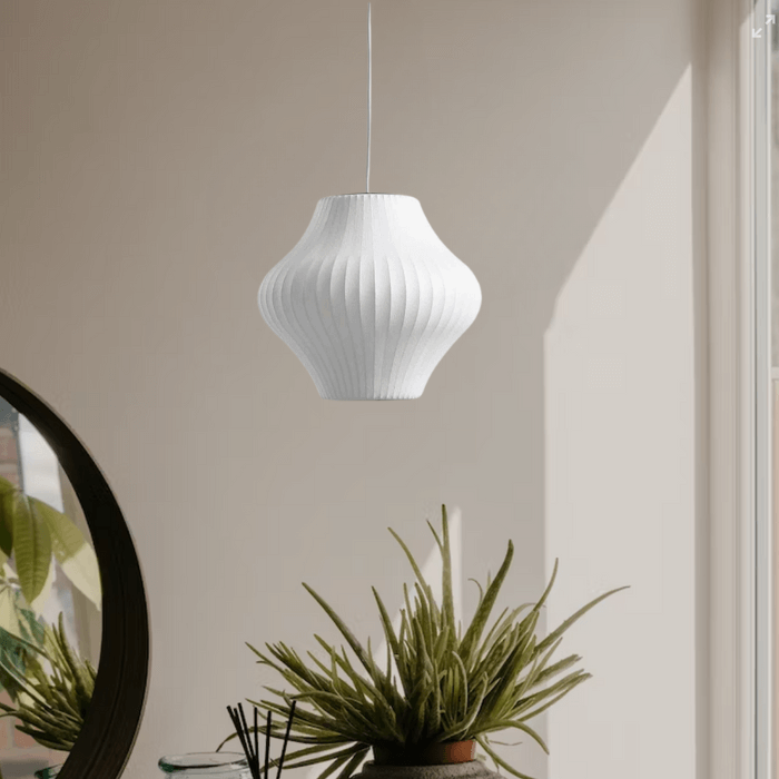 Modern Silk Pendant Light