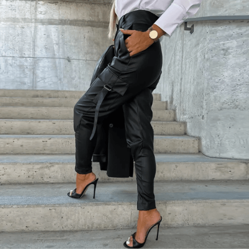 Women's Slim Fit Cargo Trousers