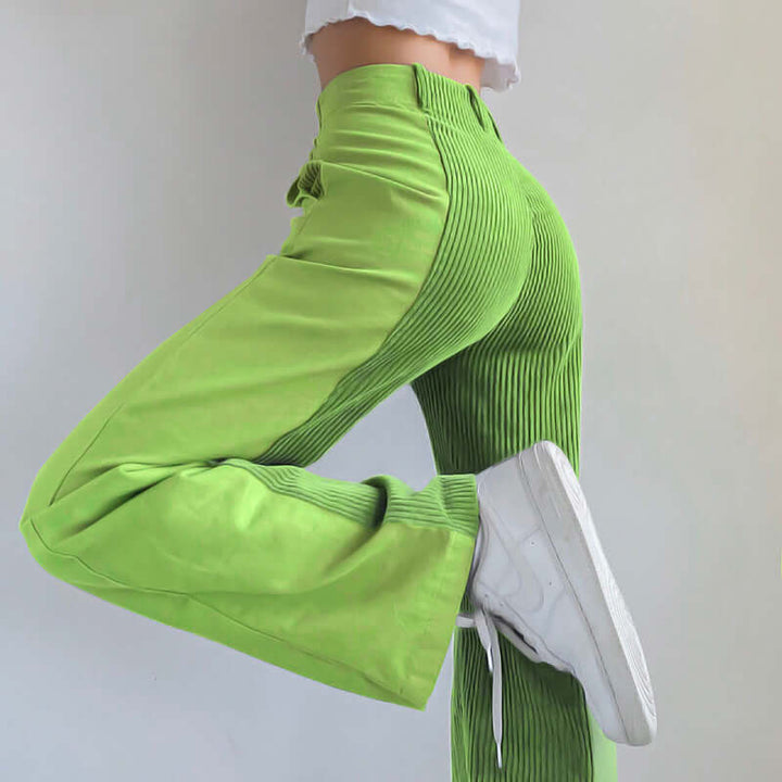 Women's High-Waisted Wide Leg Trousers