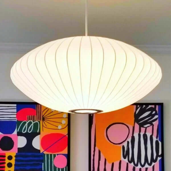 Modern Silk Pendant Light