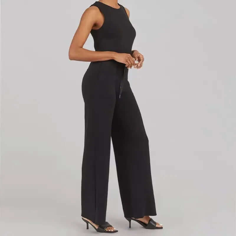 Women's Sleeveless Round Neck Jumpsuit