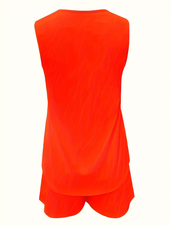 Women's Summer Two-Piece Set with Ring Detail