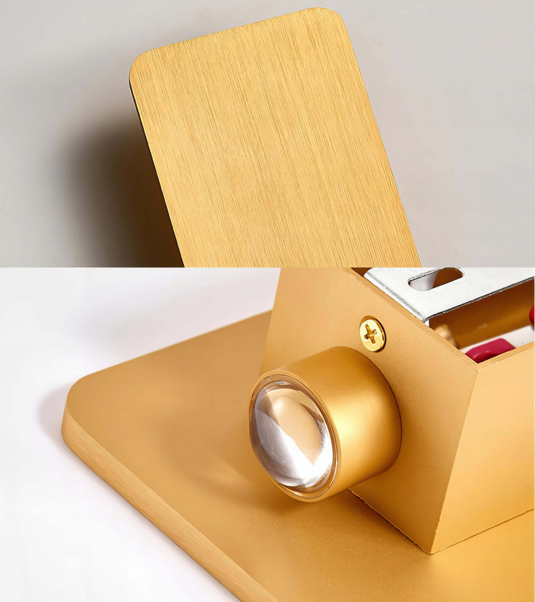 Adjustable Rectangle Wall Lamp with Up Down Lighting