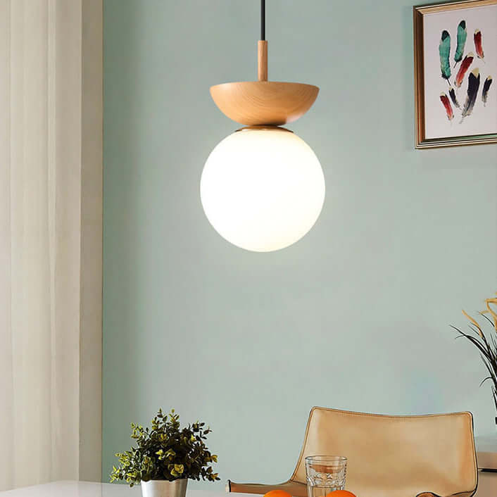 Japanese Style LED Ceiling Pendant Lamp - 3 Color Temps