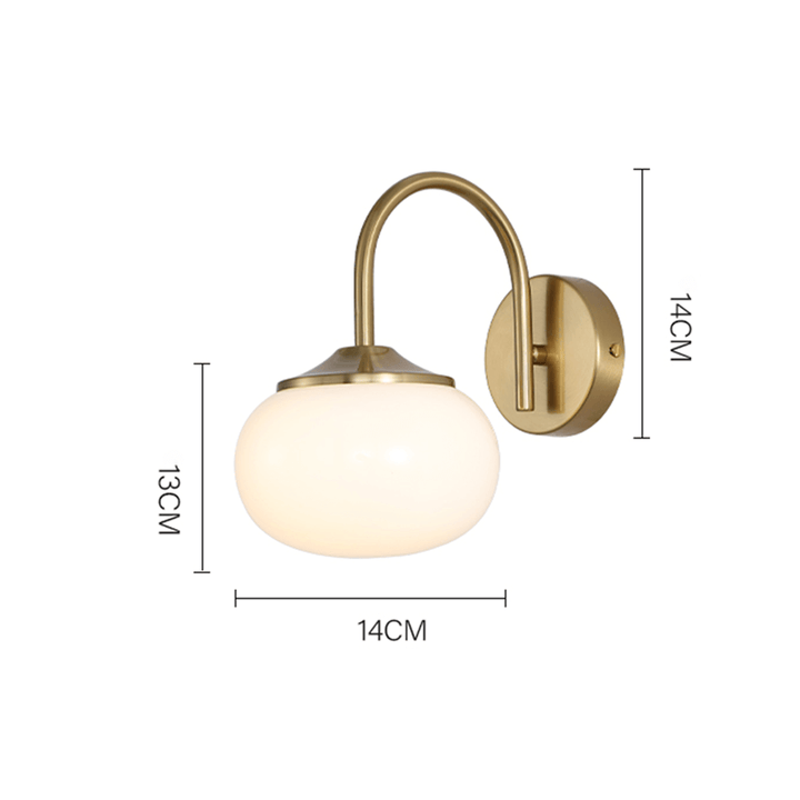 Modern Iron Wall Sconce Light Fixture - 23cm