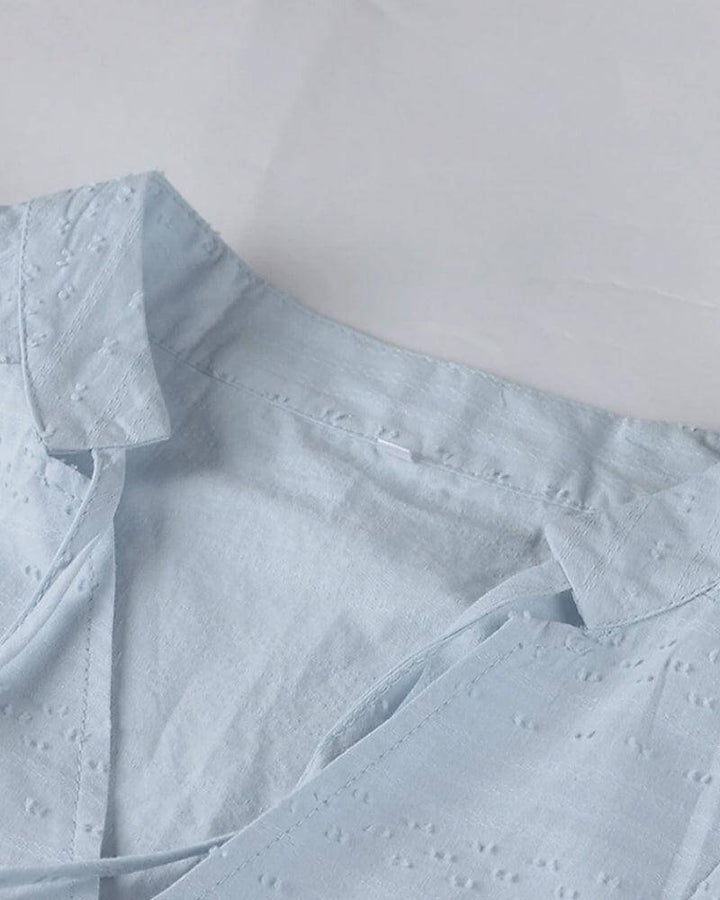 Women's Elegant Long-Sleeve Shirt Dress