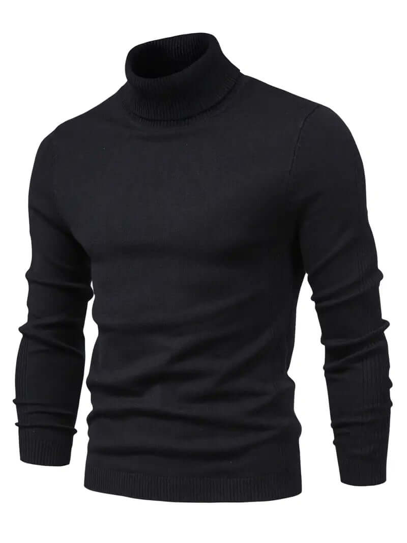Men's Turtleneck Jumper - Warm Winter Pullover
