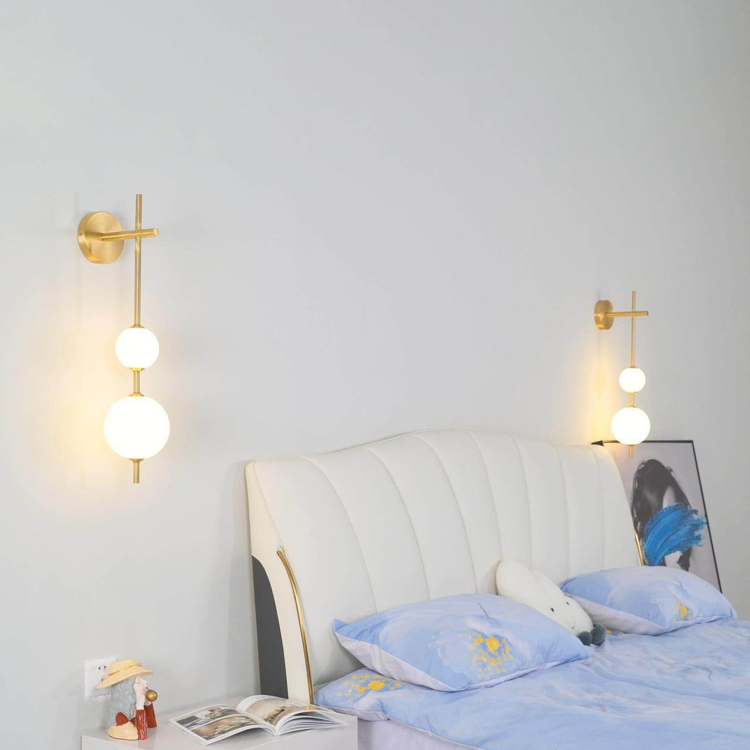 Modern Glass Globe Wall Lamp