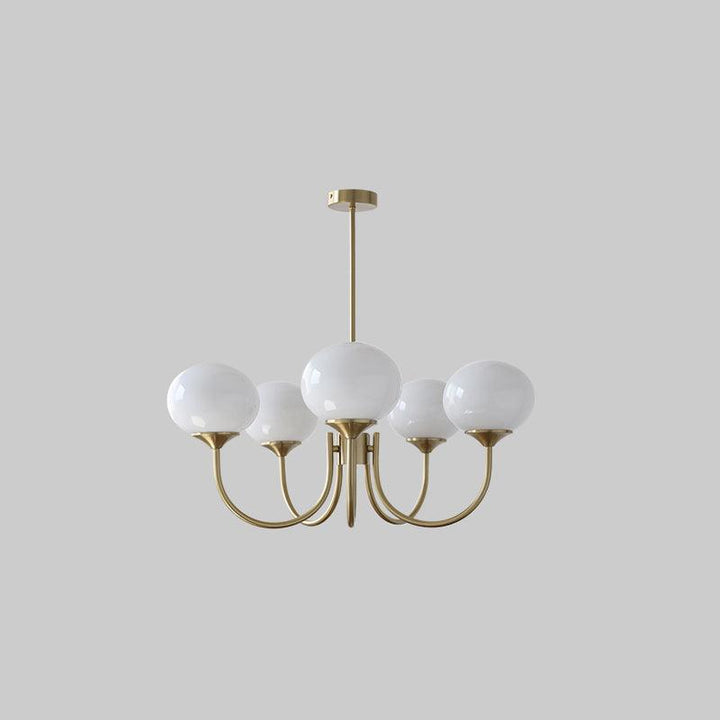 Pink Glass Ceiling Light Fixture Modern Chandelier