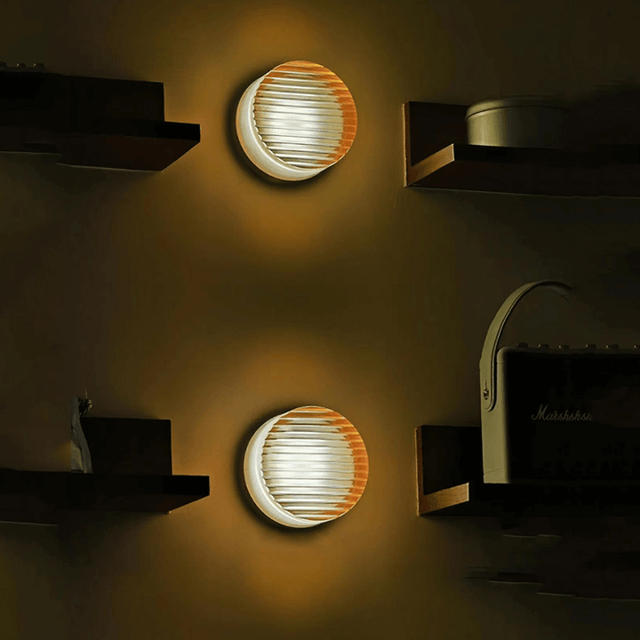 Modern Round LED Wall Light - Indoor/Outdoor