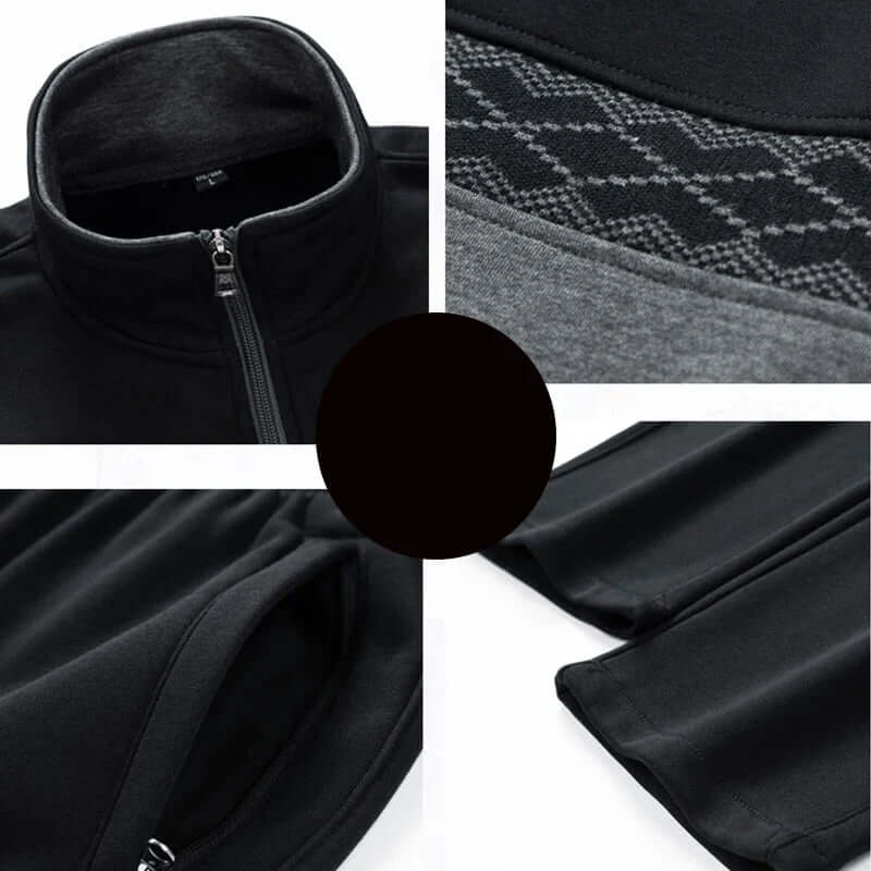 Men's Casual Two-Piece Cardigan Set