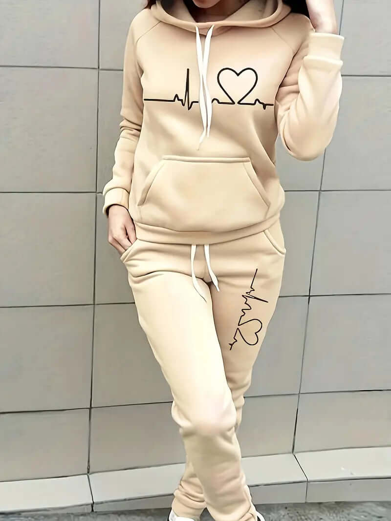 Women's Sportswear Hoodie and Pants Set