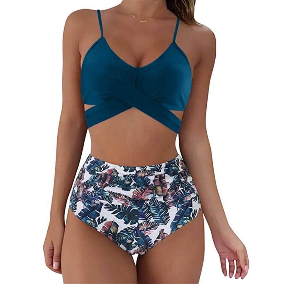 Women's Elegant High-Waisted Bikini Set