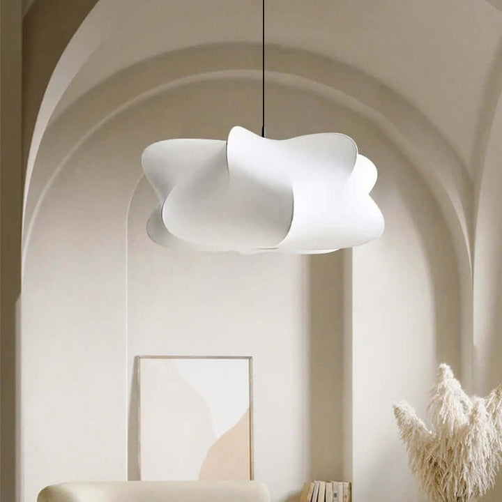 Silk Hanging Lamp, Pendant Light Fixture