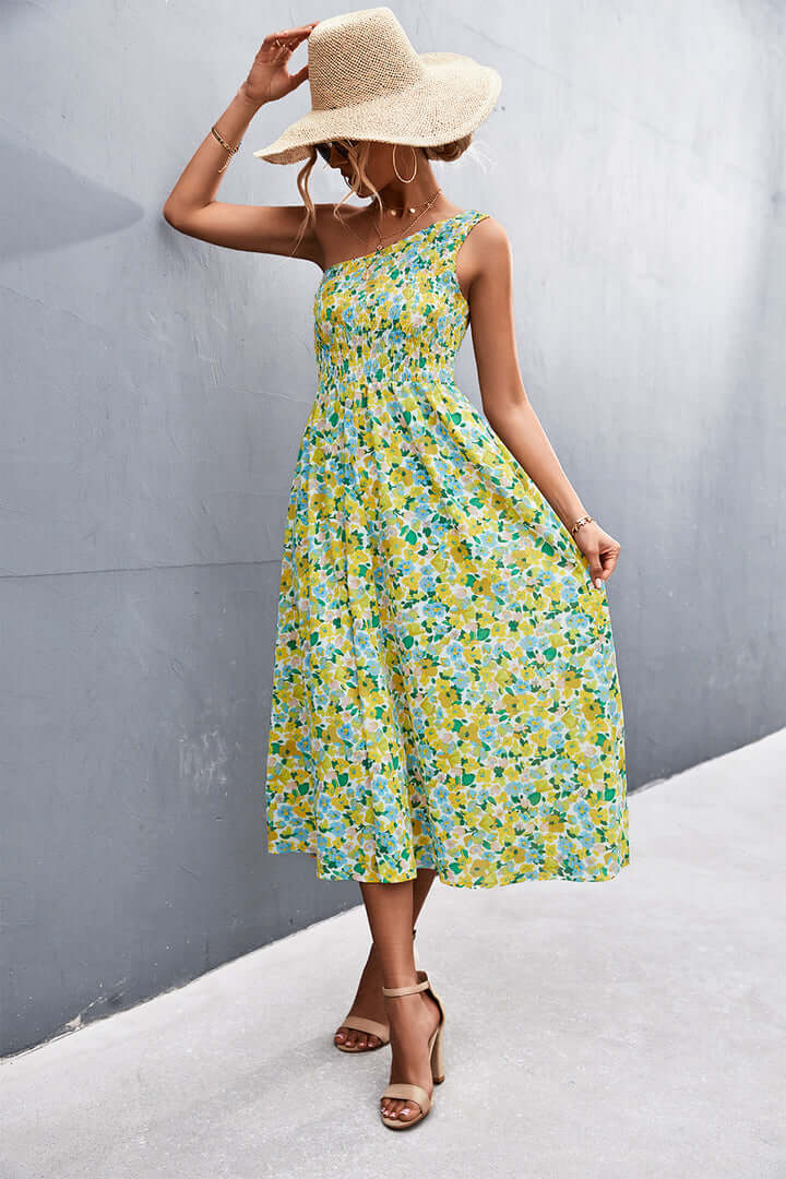 Women's Floral Off-Shoulder Summer Dress