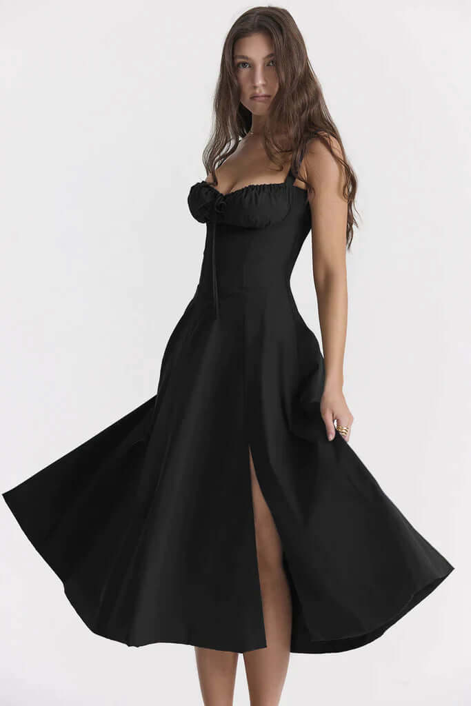 Printed Bustier Dress - Summer Dress