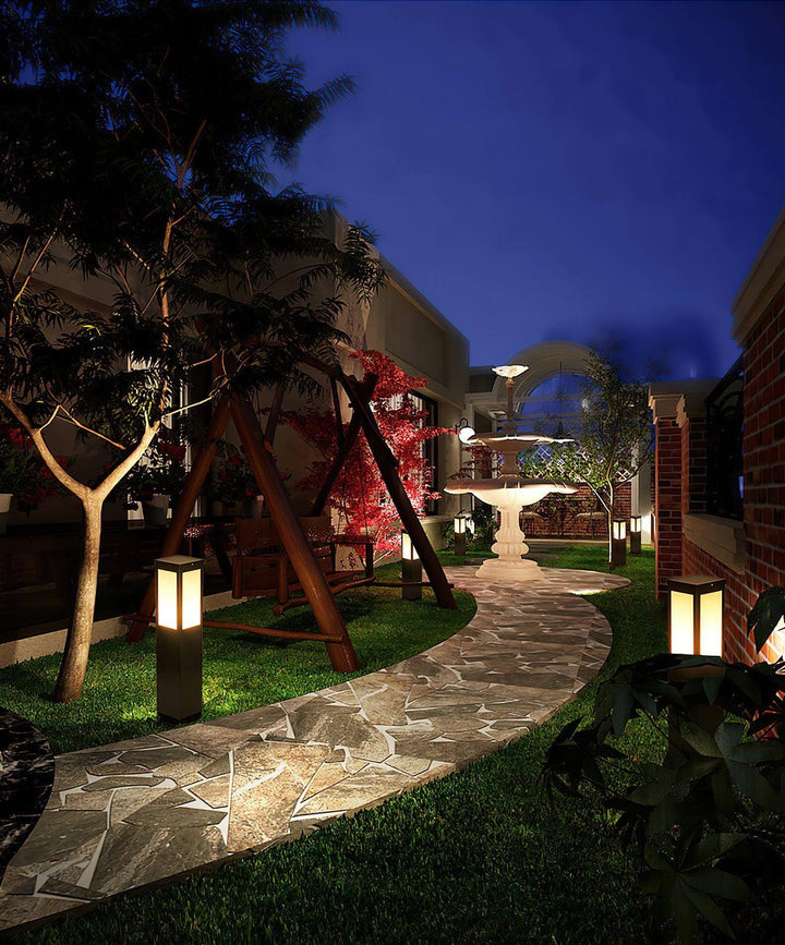 Modern Outdoor Bollard Light - IP65 Waterproof