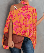 Pink orange flower
