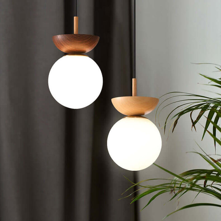 Japanese Style LED Ceiling Pendant Lamp - 3 Color Temps