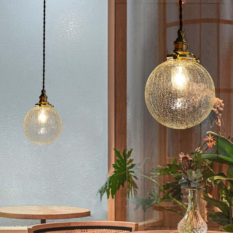 Elegant Crystal Glass Pendant Light