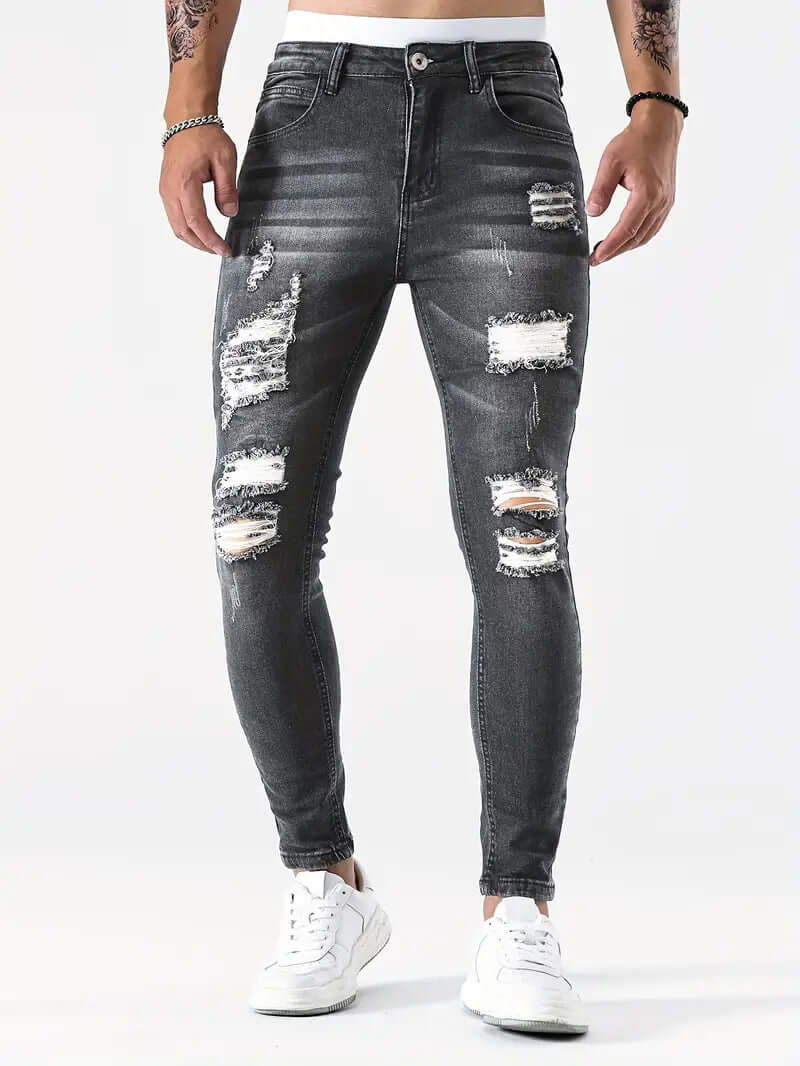 Men's Ripped Skinny Jeans
