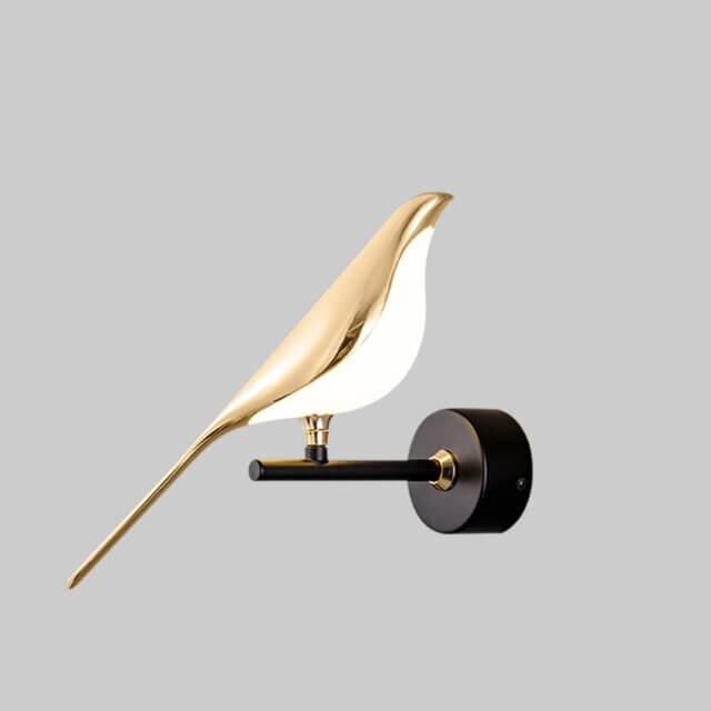 Modern Bird Wall Light with Magnetic Feature