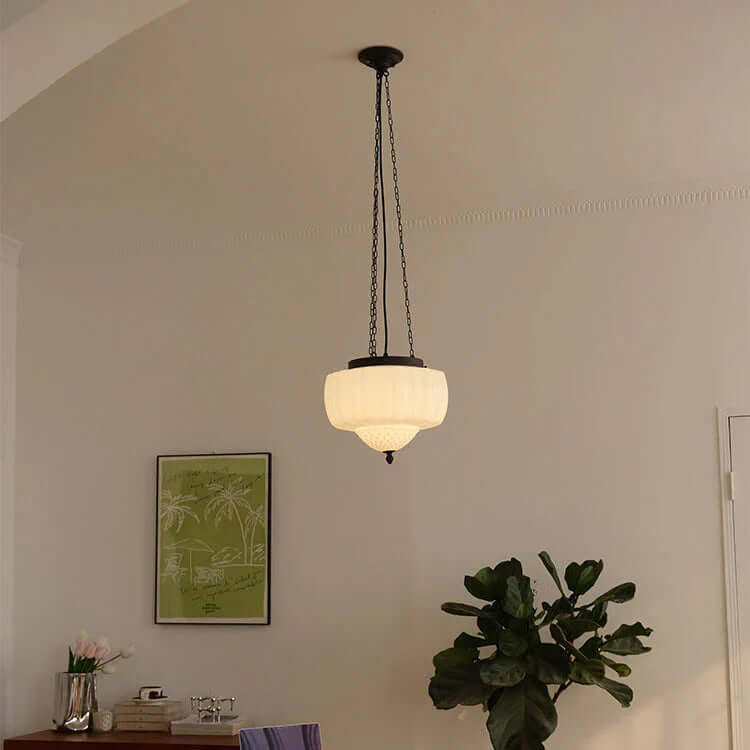 Modern White Pendant Light Fixture