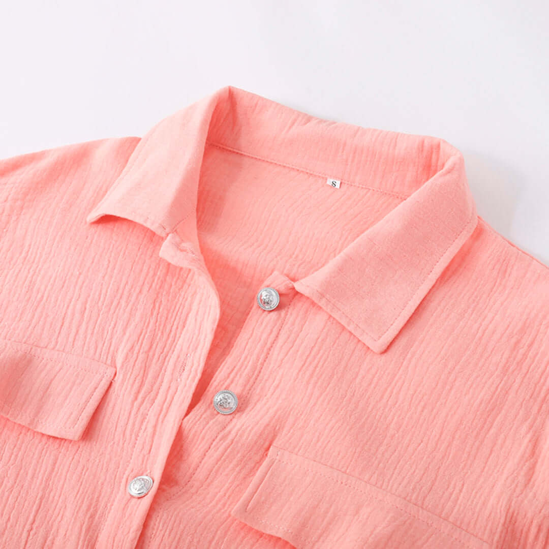 Women's Relaxed Cotton Blend Two-Piece Lounge Set