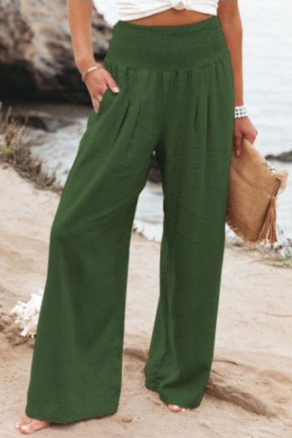 Women's Wide Leg Casual Trousers