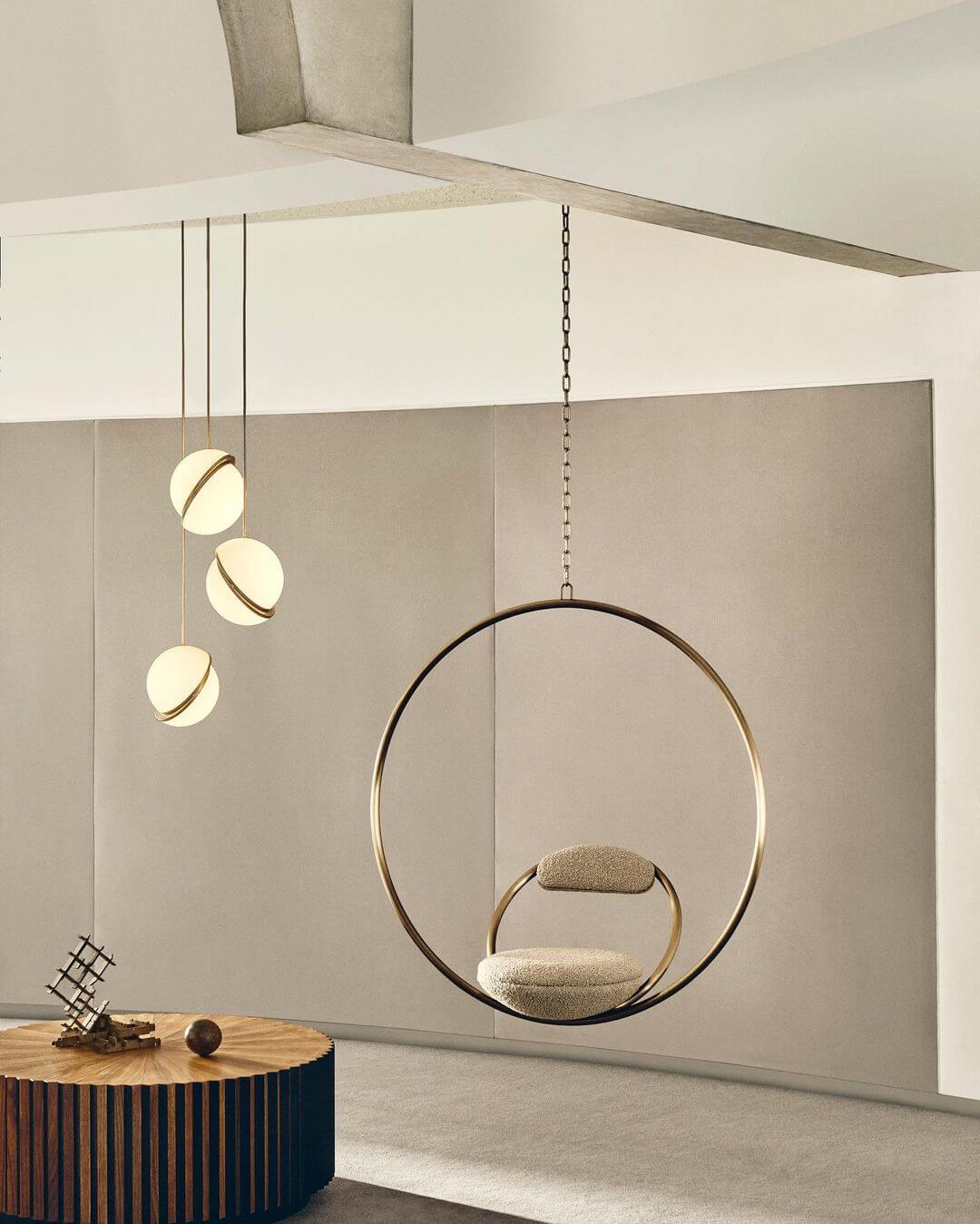 Modern Crescent Pendant Lamp