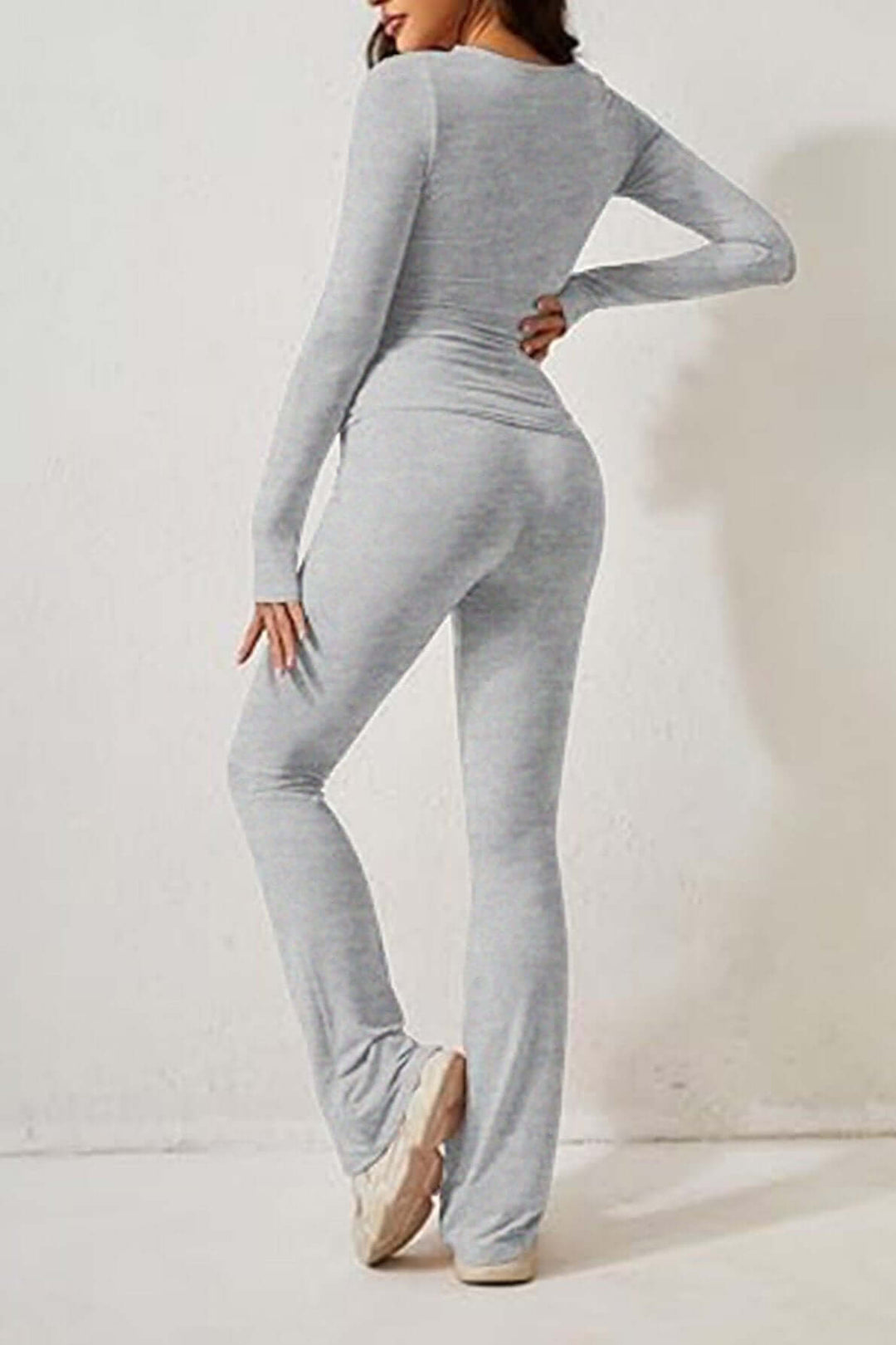 Women's Two-Piece Knit Loungewear Set