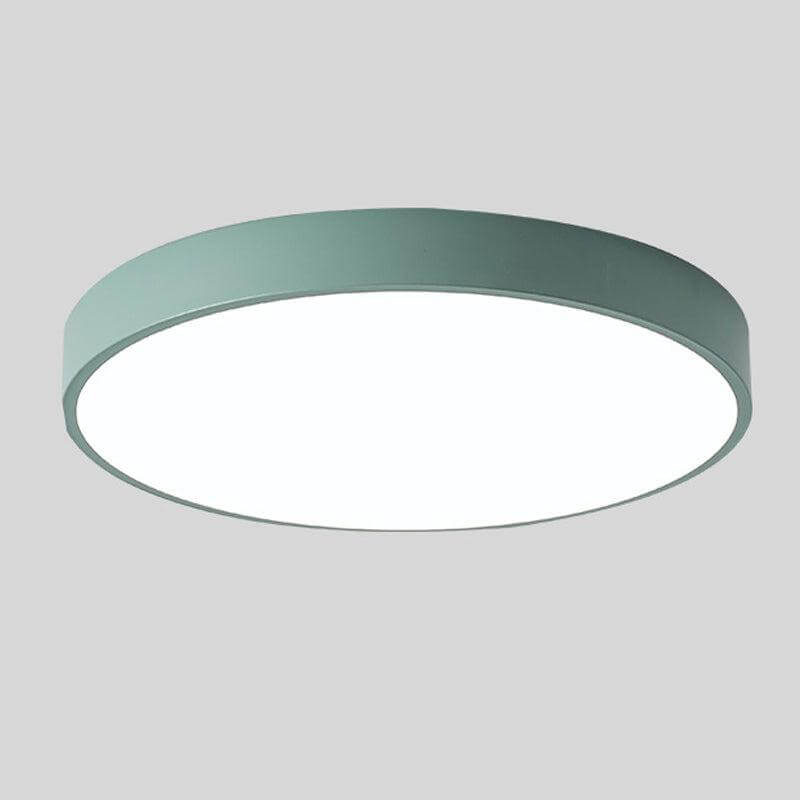 Modern Wooden Round LED Ceiling Light Fixture