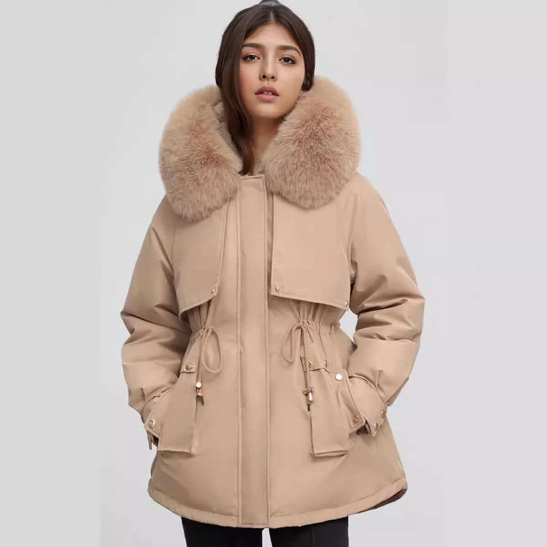 Women's Winter Faux Fur Collar Coat