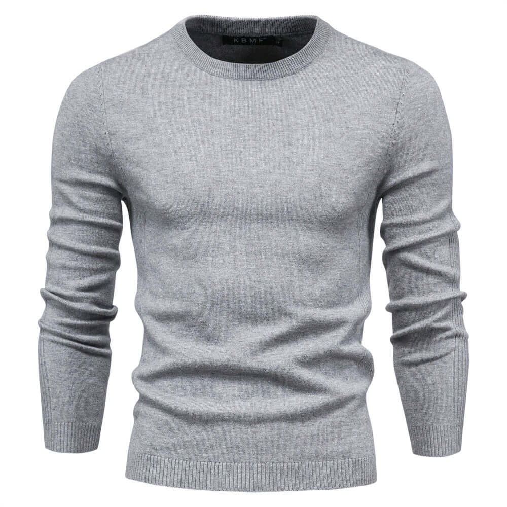Men's Knitted Sweater - Warm Pullover for Autumn & Winter