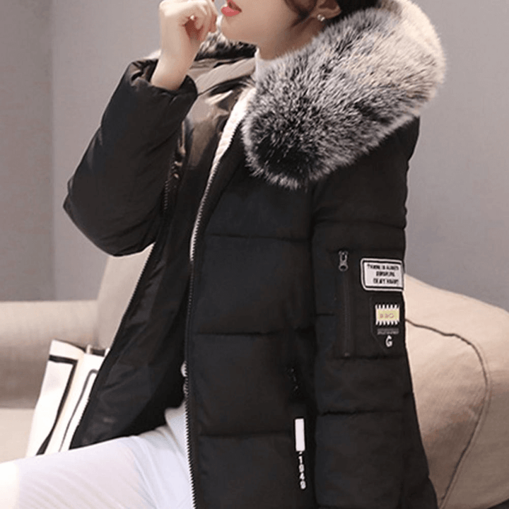 Windproof Puffer Coat for Women