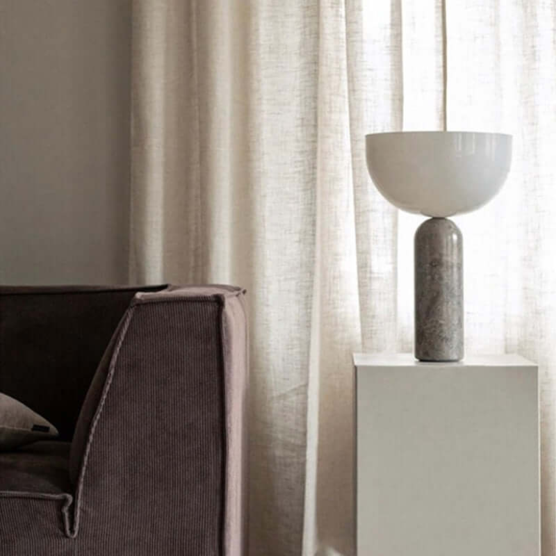 Modern Marble Table Lamp with LED Light