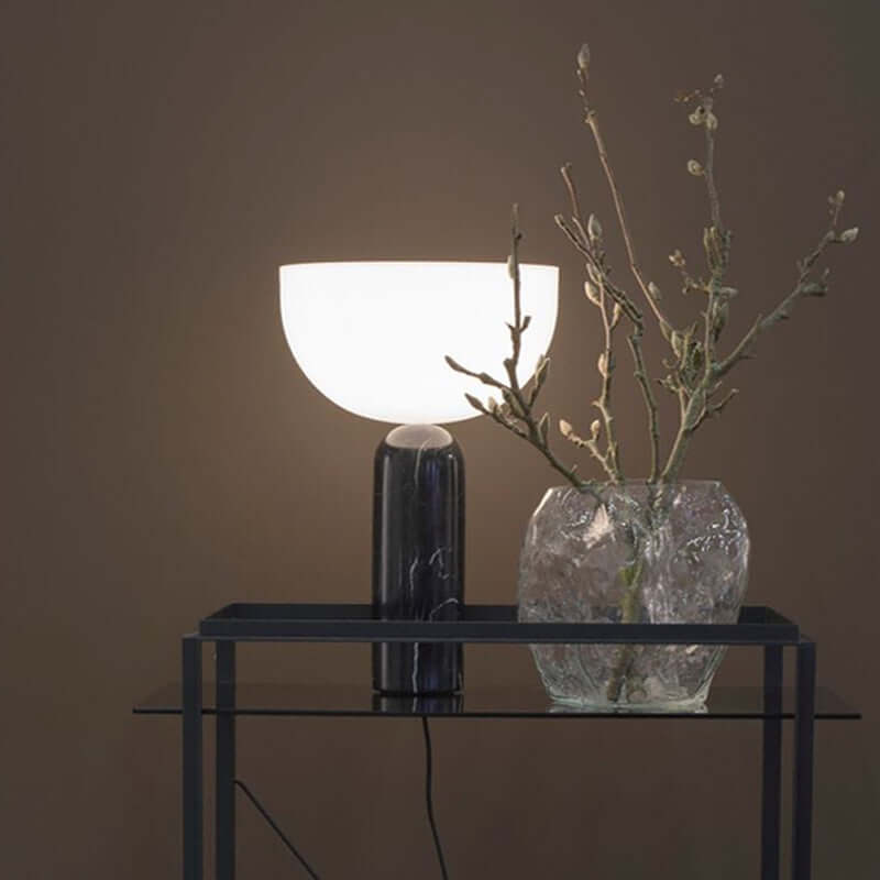 Modern Marble Table Lamp with LED Light