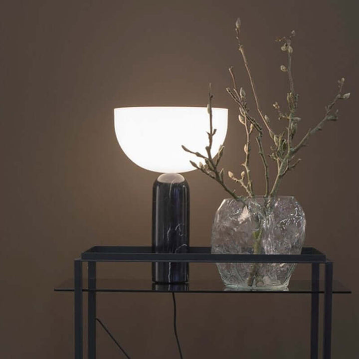 Modern Marble Table Lamp with LED Light