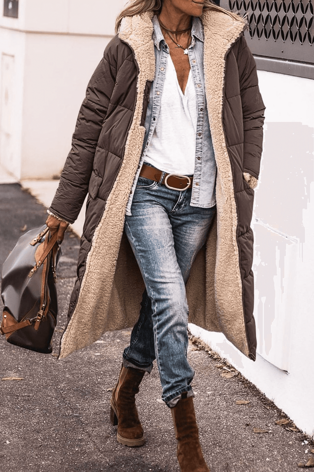 Reversible Winter Coat for Women