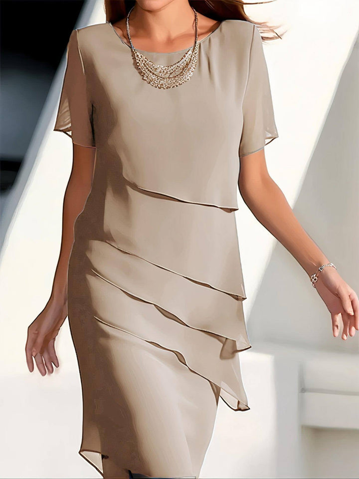 Women's Pleated Midi Dress